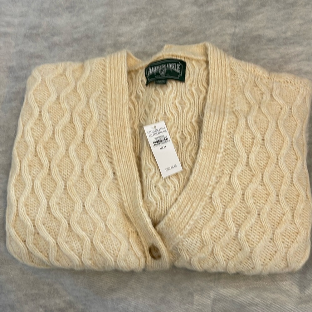 American Eagle Button Front Sweater